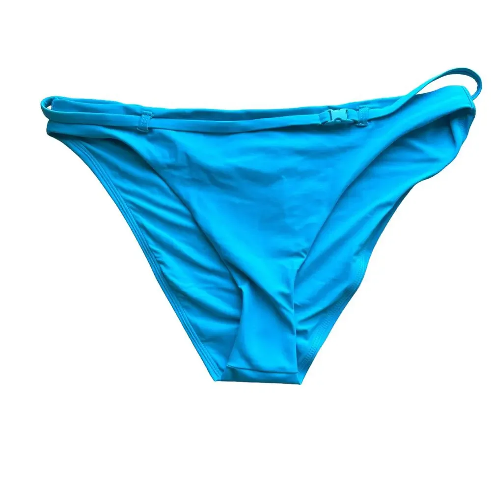 andie swim the riviera bikini bottom women bright blue large